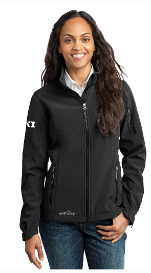 Eddie Bauer Women's Soft Shell Jacket 1/4 Zip (EB531)