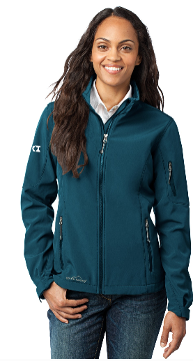 Eddie Bauer Women's Soft Shell Jacket 1/4 Zip (EB531)