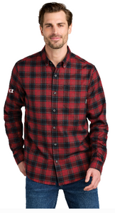 Eddie Bauer Long Sleeve Favorite Flannel Plaid Shirt(EB610)