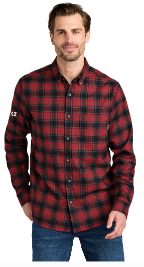 Eddie Bauer Long Sleeve Favorite Flannel Plaid Shirt(EB610)