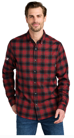 Eddie Bauer Long Sleeve Favorite Flannel Plaid Shirt(EB610)